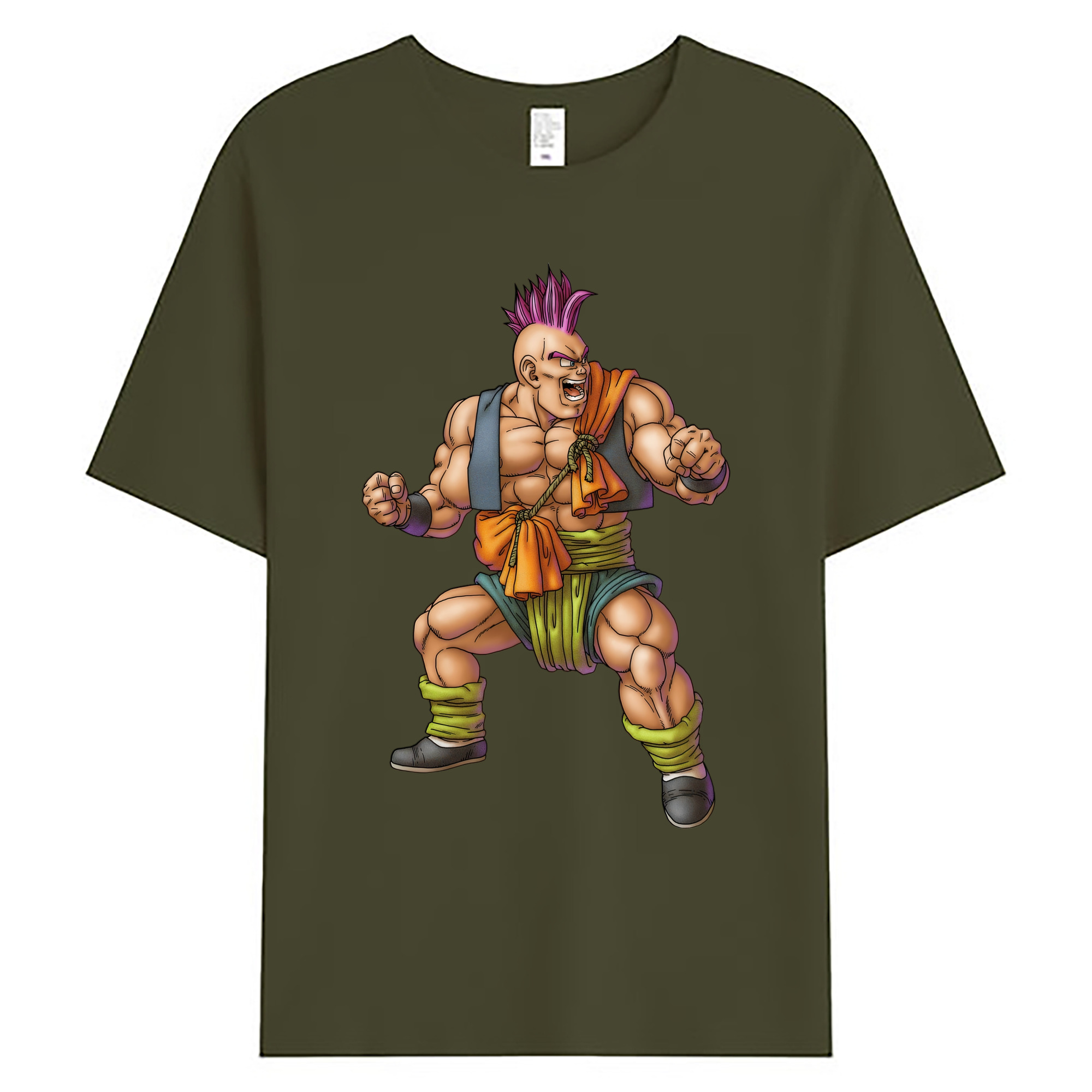 （画像用） ドラゴンクエスト Doragon Kuesuto Dragon Quest 綿100％ メンズ半袖Tシャツ｜肌触りやわらか＆通気性